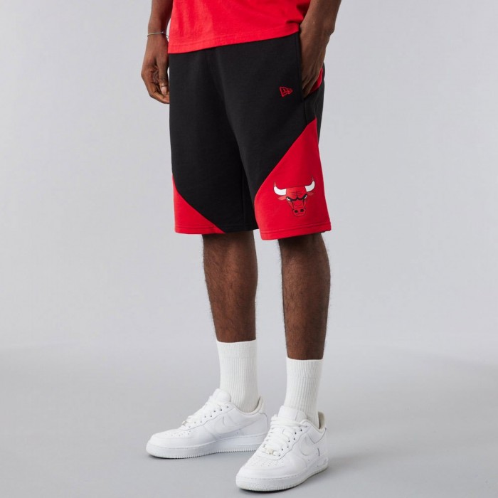[해외]뉴에라 Chicago Bulls NBA Team Shorts Black / Front Door Red