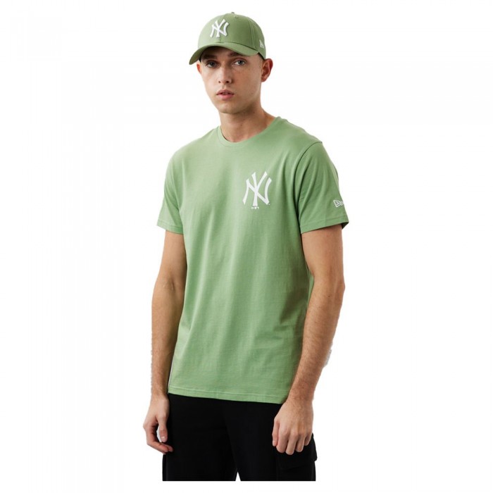 [해외]뉴에라 New York Yankees League Essentialsential Bp Short Sleeve T-Shirt Green Med