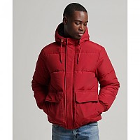 [해외]슈퍼드라이 Vintage Mountain Puffer 자켓 139030260 Deep Red