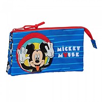 [해외]SAFTA 필통 Mickey Mouse Me Time Triple 14137962914 Blue / Red