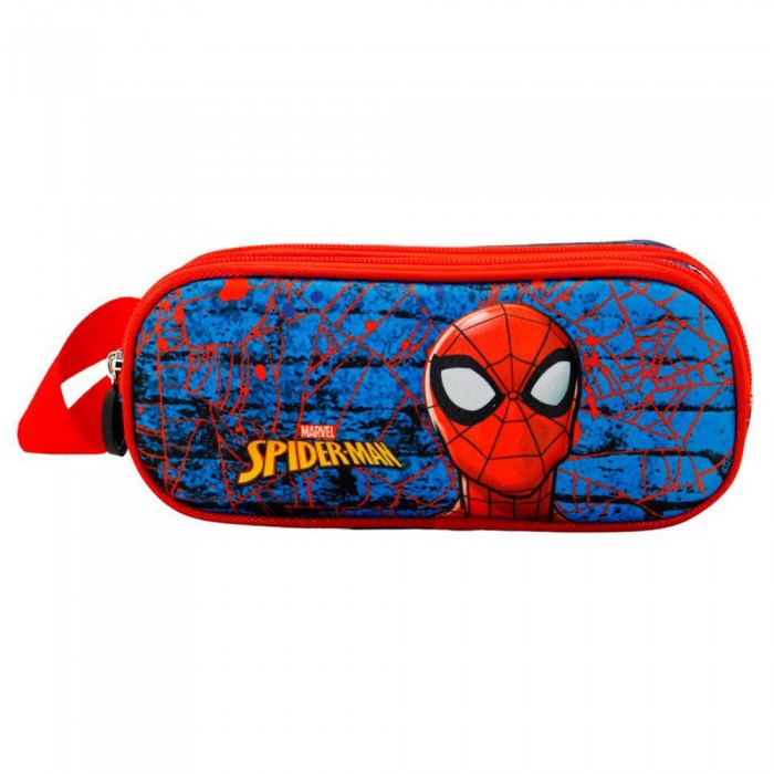 [해외]KARACTERMANIA 더블 포켓 필통 3D Badoom Spiderman Marvel 14139060240 Blue / Red