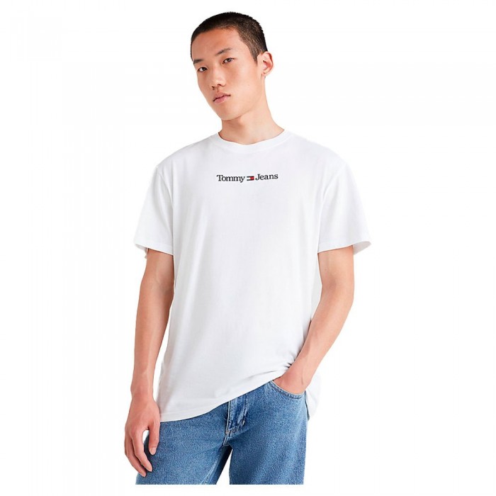 [해외]타미 진 Classic 라인ar 로고 반팔 티셔츠 139143878 White
