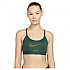 [해외]나이키 Dri Fit Indy Padded Graphic 스포츠 브라 로우 임팩트 4138568934 Pro Green / Mystic Hibiscus / Rough Green