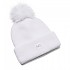 [해외]언더아머 Halftime Ribbed Pom 비니 7139070308 White / White / Ghost Gray