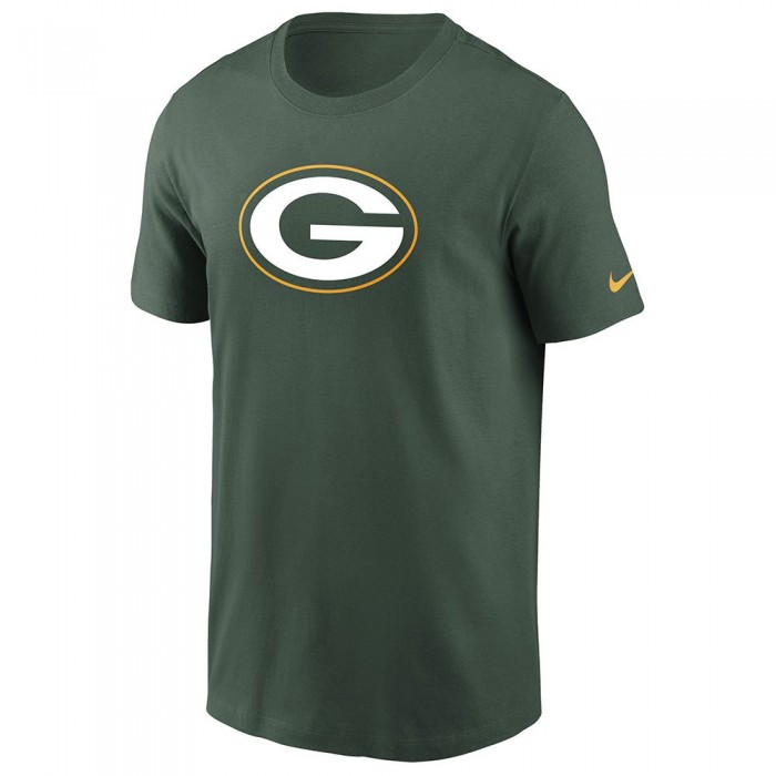 [해외]나이키 NFL Green Bay Packers Logo Essential Short Sleeve Crew Neck T-Shirt Fir