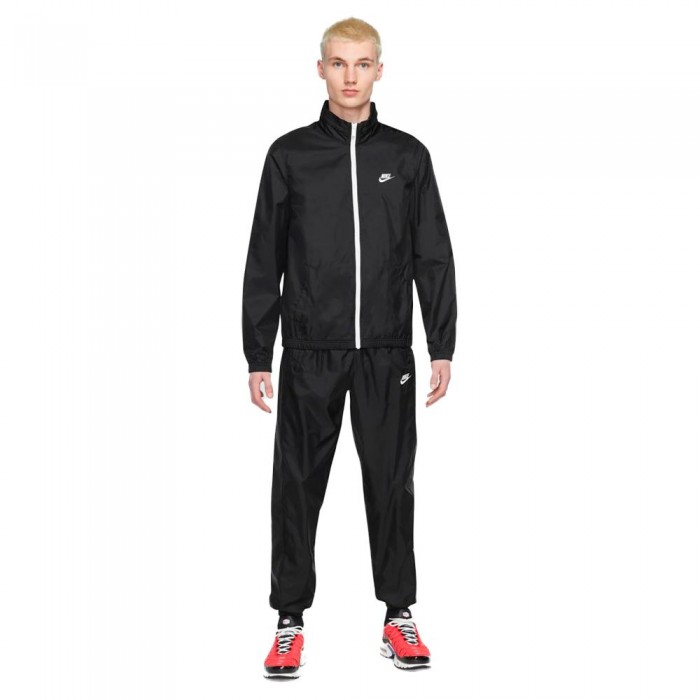 [해외]나이키 Sportswear Sport Essentials Lined Woven Track Suit Black / White
