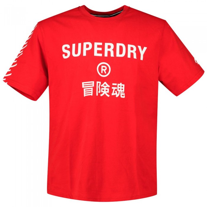 [해외]슈퍼드라이 Code 코어 Sport 티셔츠 139029636 Risk Red