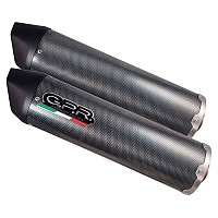 [해외]GPR EXHAUST SYSTEMS Furore Poppy Ducati 848 07-13 Ref:D.69.1.FUPO 승인된 타원형 머플러 9139185654 Matt Black