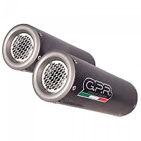 [해외]GPR EXHAUST SYSTEMS M3 Poppy Ducati 916/SP/SPS/Racing/Senna 94-99 Ref:D.19.2.M3.PP Stainless Steel Slip On 인증된 머플러 9139186508 Silver