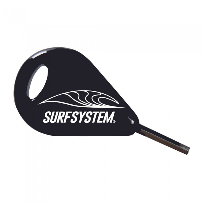 [해외]SURF SYSTEM 핀 키 로고 14138767610 Black / White