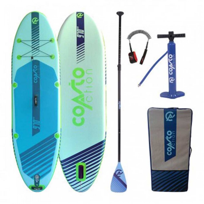 [해외]COASTO 풍선 패들 서핑 세트 Action SP 1 9´10´´ 14138850555 Blue / Green