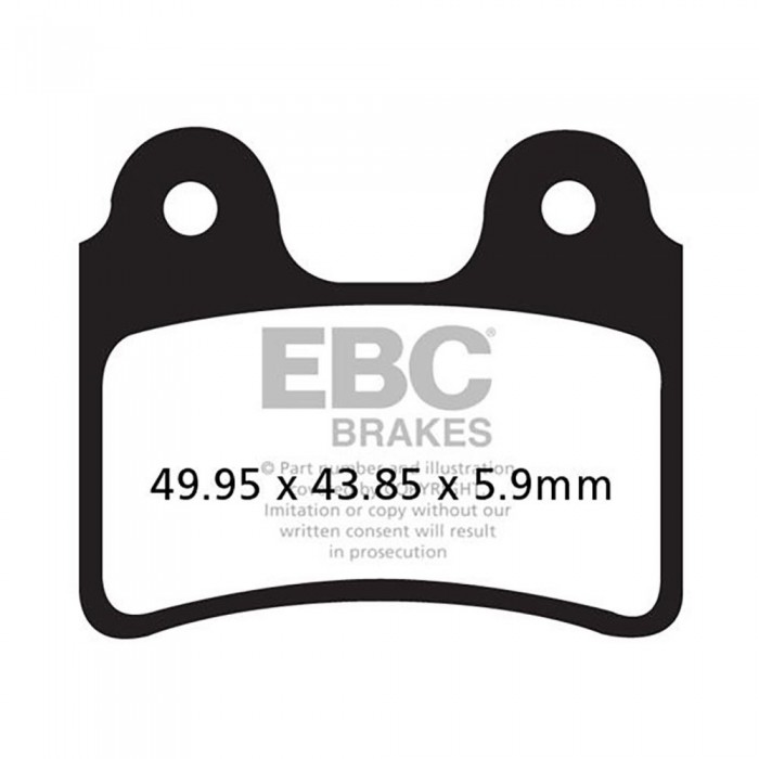[해외]EBC 브레이크 패드 FA-TT Series Carbon Offroad FA303TT 9138827363 Black