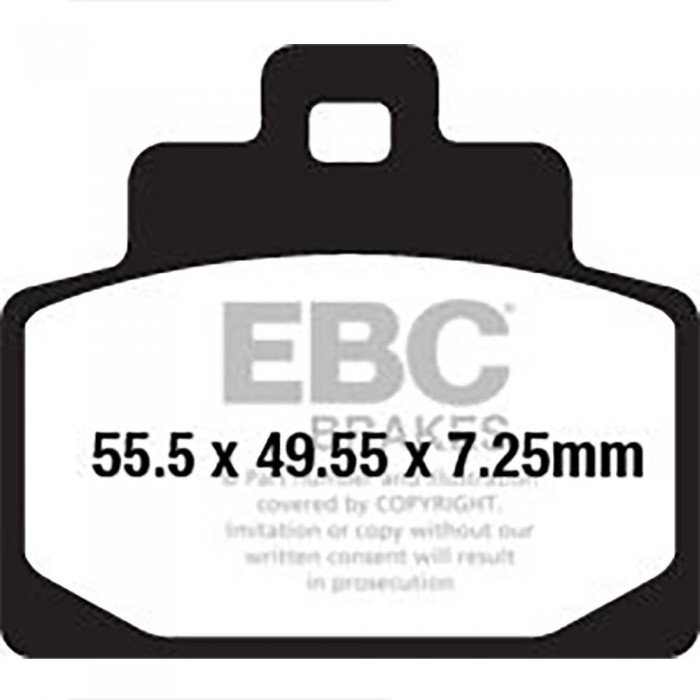 [해외]EBC 브레이크 패드 SFA-Series Organic Scooter SFA681 9138828190 Black