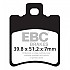 [해외]EBC SFAC Series Carbon Fiber Scooter SFAC193 브레이크 패드 9138828210 Black