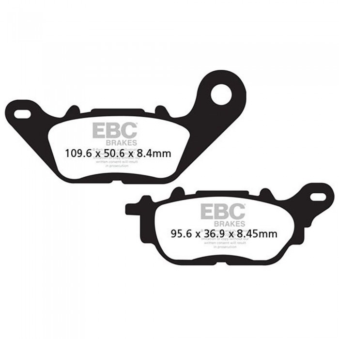 [해외]EBC 브레이크 패드 SFAC-Series Carbon Scooter SFAC464 9138828248 Black