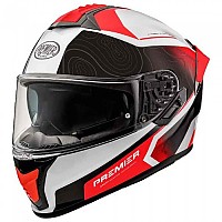 [해외]프리미어  헬멧 Evoluzione DK 2 BM 풀페이스 헬멧 9138712984 Red / White / Black