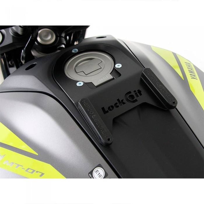 [해외]HEPCO BECKER 연료 탱크 링 Lock-It Yamaha MT-07 21 5064571 00 01 9139098497 Silver / Black