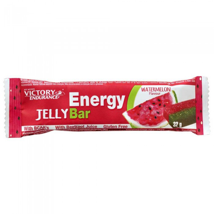 [해외]VICTORY ENDURANCE 수박 에너지바 Energy Jelly 32g 1 단위 4138359277 Red