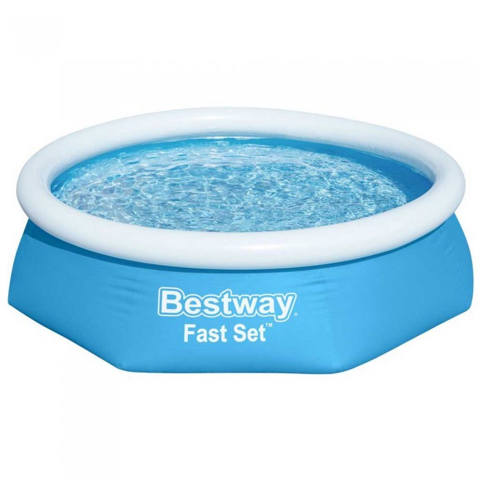 [해외]BESTWAY 둥근 풍선 수영장 Fast Set 244x61 cm 6139158190 Blue / White