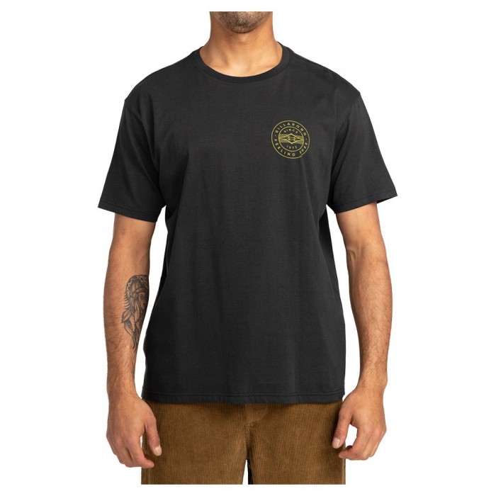 [해외]빌라봉 Stamp Short Sleeve T-Shirt 14139144903 Washed Black