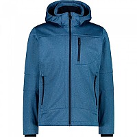 [해외]CMP Zip Hood 3A01787N-M 소프트쉘 자켓 4139196208 Bluestone Melange