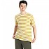 [해외]아이스브레이커 반팔 티셔츠 Drayden Stripe 5139085049 Ecru Heather / Silent Gold / S