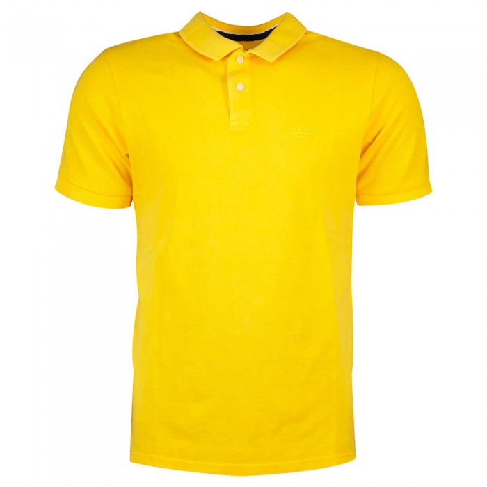 [해외]슈퍼드라이 Vint Destroy 반팔 폴로 셔츠 139029912 Springs Yellow