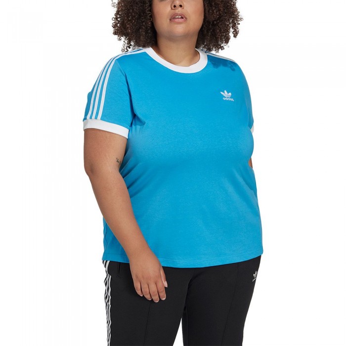[해외]아디다스 ORIGINALS Adicolor Classics 3 Stripes Big Short Sleeve T-Shirt Blue