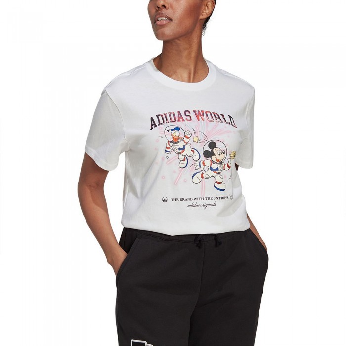 [해외]아디다스 ORIGINALS Disney Graphic Short Sleeve T-Shirt White