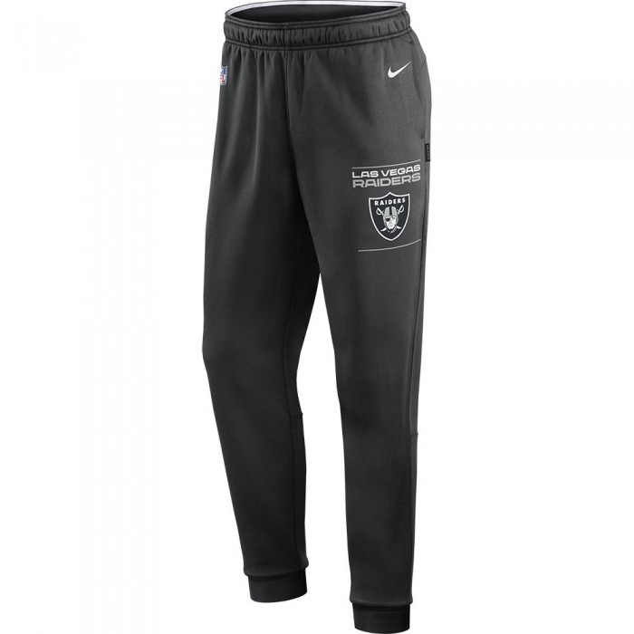 [해외]나이키 NFL Las Vegas Raiders Therma Sweat Pants Black / White / Flat Silver