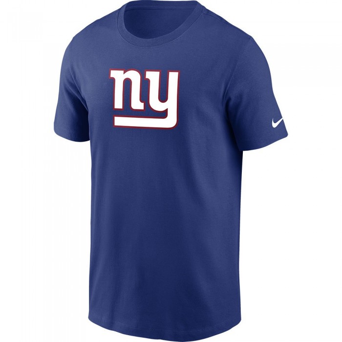 [해외]나이키 NFL New York Giants Logo Essential Short Sleeve Crew Neck T-Shirt Rush Blue