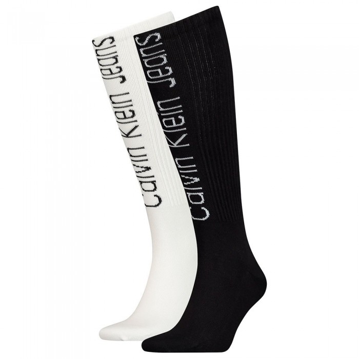 [해외]캘빈클라인 701219860 Long Socks 2 Pairs Black Combo