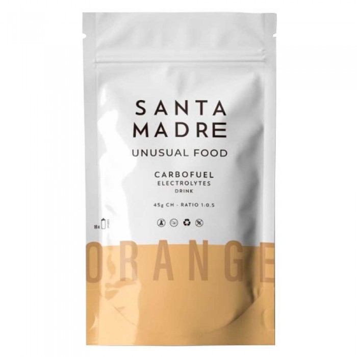 [해외]SANTA MADRE 단일 복용량 CarboFuel 45CHO 52g 주황색 활기찬 가루 7138844240
