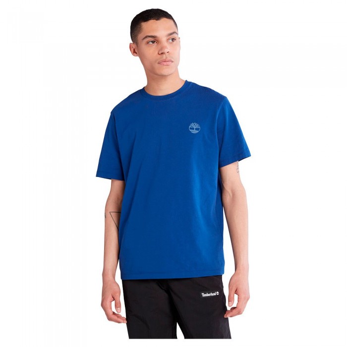 [해외]팀버랜드 Back Graphic T-Shirt 4139074712 Bellwether Blue
