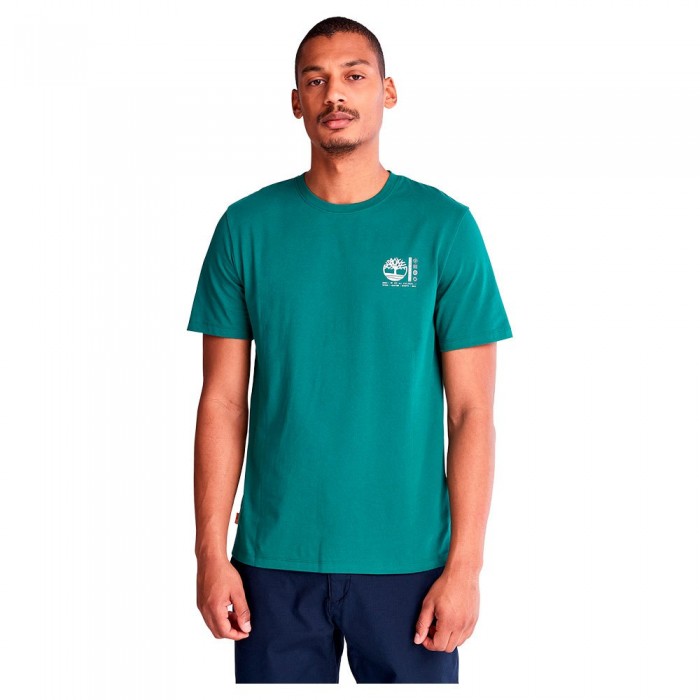 [해외]팀버랜드 Organic Short Sleeve T-Shirt 4139075208 Posy Green