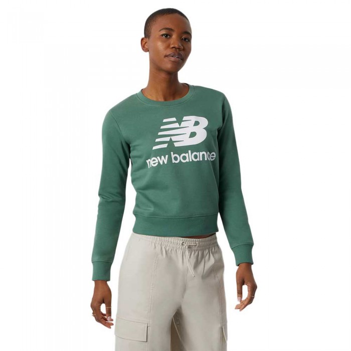 [해외]뉴발란스 Essentials Crew Fleece Sweatshirt Jade