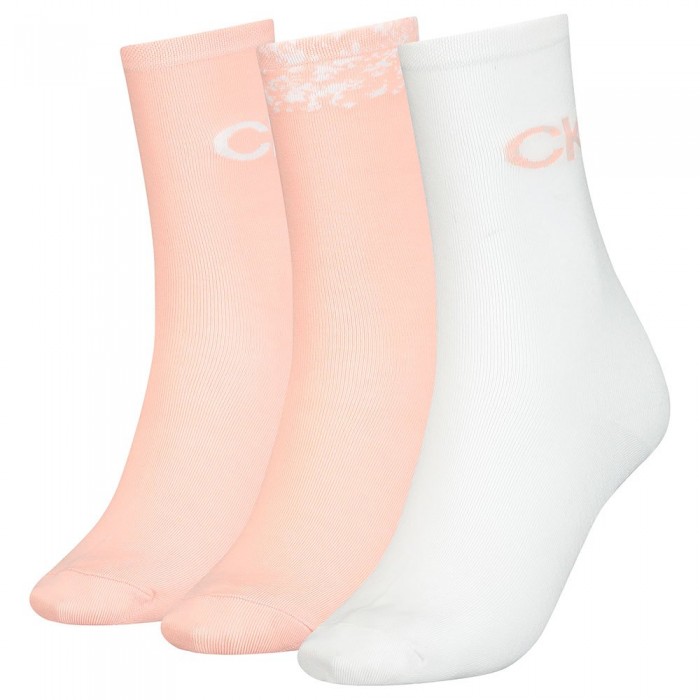 [해외]캘빈클라인 701219849 Socks 3 Pairs Pink Combo