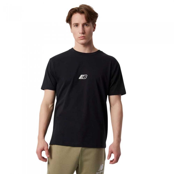 [해외]뉴발란스 Essentials Graphic Short Sleeve T-Shirt Black 1