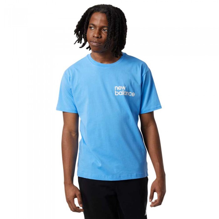 [해외]뉴발란스 Essentials Graphic Short Sleeve T-Shirt Blue