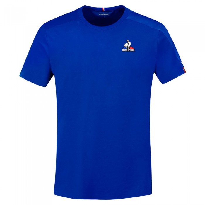 [해외]르꼬끄 Tennis Replica 22 N°1 Short Sleeve T-Shirt Bleu Electro