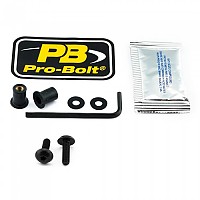 [해외]PRO BOLT 앞유리 나사 SCR 2 SK2BK 9139078889 Black