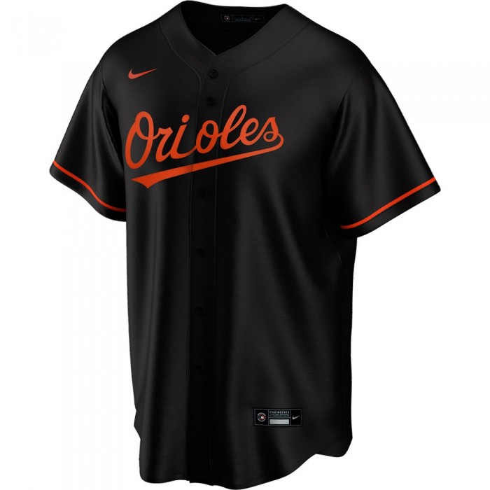 [해외]나이키 MLB Baltimore Orioles Official Replica Alternate Short Sleeve T-Shirt Pro Black