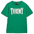 [해외]타미힐피거 반팔 티셔츠 Cord Applique 15139143701 Green Malachite