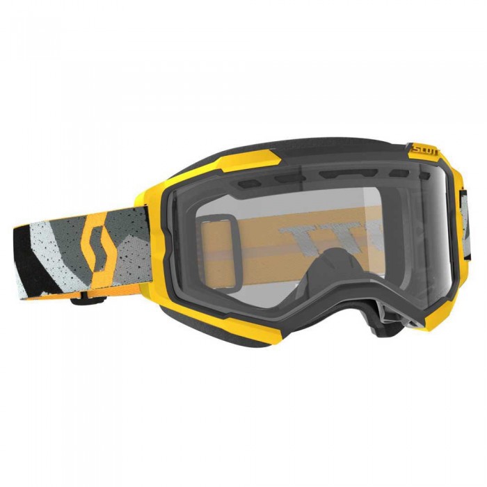 [해외]스캇 고글 Fury Enduro 9139270653 Camo Grey/Yellow