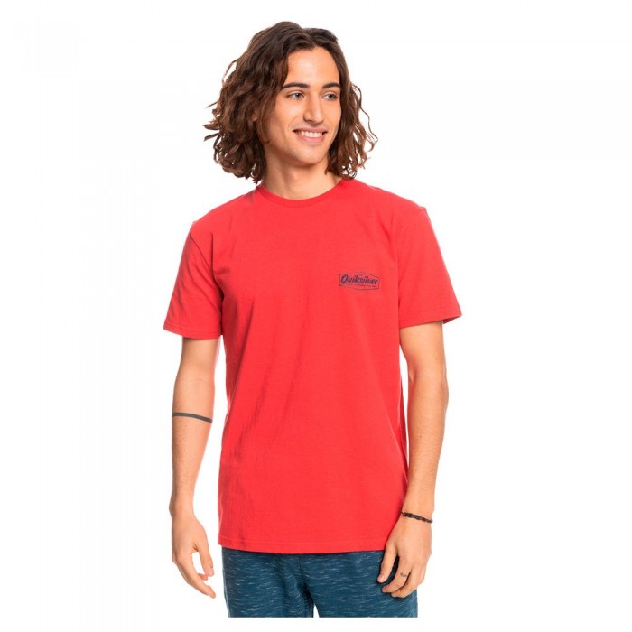 [해외]퀵실버 Familiar Place Short Sleeve T-Shirt 14139127804 Rococco Red