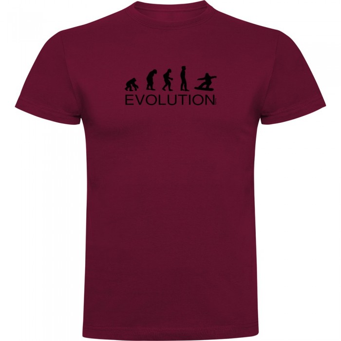 [해외]KRUSKIS 반팔 티셔츠 Evolution Snowboard 5139292063 Dark Red