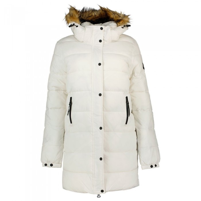 [해외]슈퍼드라이 재킷 Vintage Hooded 미드 레이어 미드 139030071 Winter White