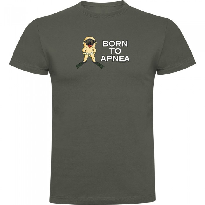 [해외]KRUSKIS Born To Apnea 반팔 티셔츠 10139291734 Dark Army Green