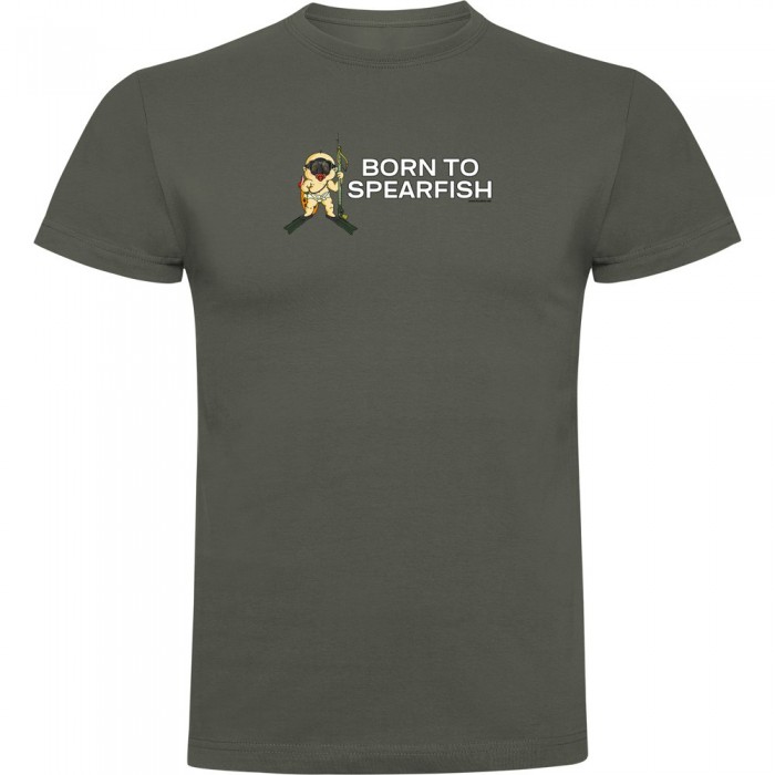 [해외]KRUSKIS Born To Spearfish 반팔 티셔츠 10139291798 Dark Army Green