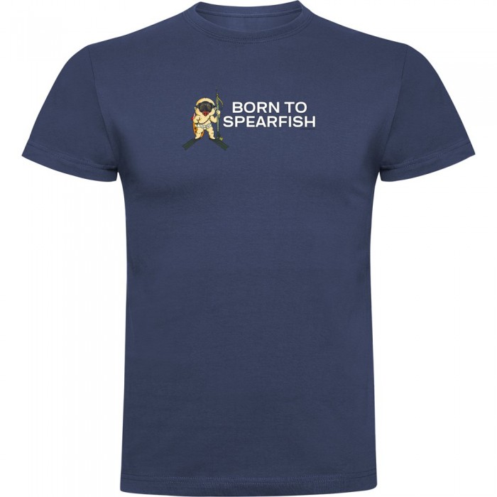 [해외]KRUSKIS Born To Spearfish 반팔 티셔츠 10139291800 Denim Blue